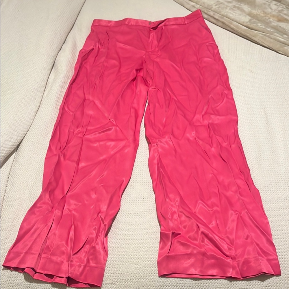 Stylish Pink Boot Cut Pants